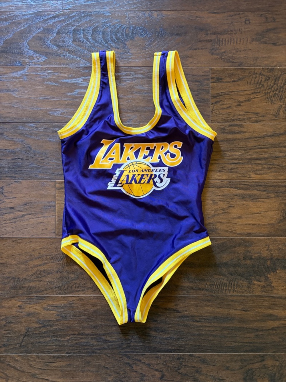 Los Angeles Lakers Bodysuit — Purple & Yellow